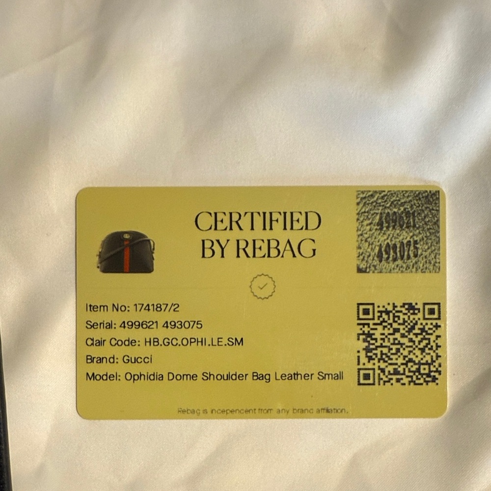 Gucci Ophidia Dome Bag with Black and Red Accents